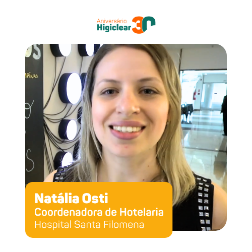 Natália Osti, Coordenadora de Hotelaria do Hospital Santa Filomena