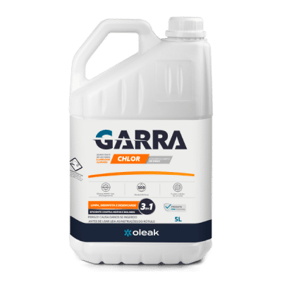 Garra Chlor Desinfetante Clorado 5L