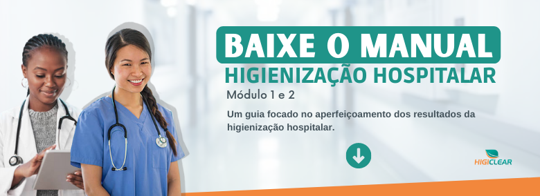 Banner - Manual de Higienização Hospitalar Higiclear