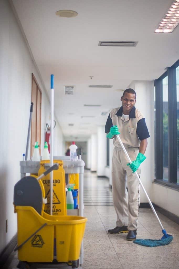 Limpeza profissional em empresas