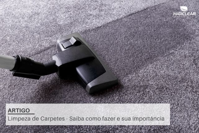 limpeza de carpetes