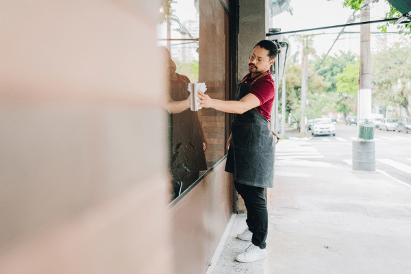 inauguração loja limpeza