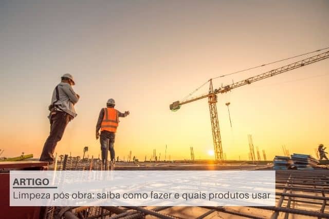 limpeza pós obra