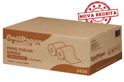 papel toalha rolao com nova receita