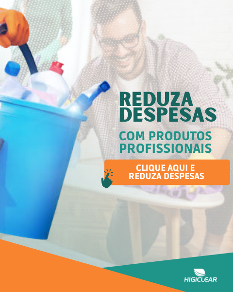 Reduza despesas com produtos profissionais de limpeza.