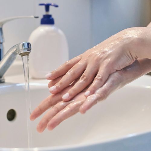 higienizar as mãos