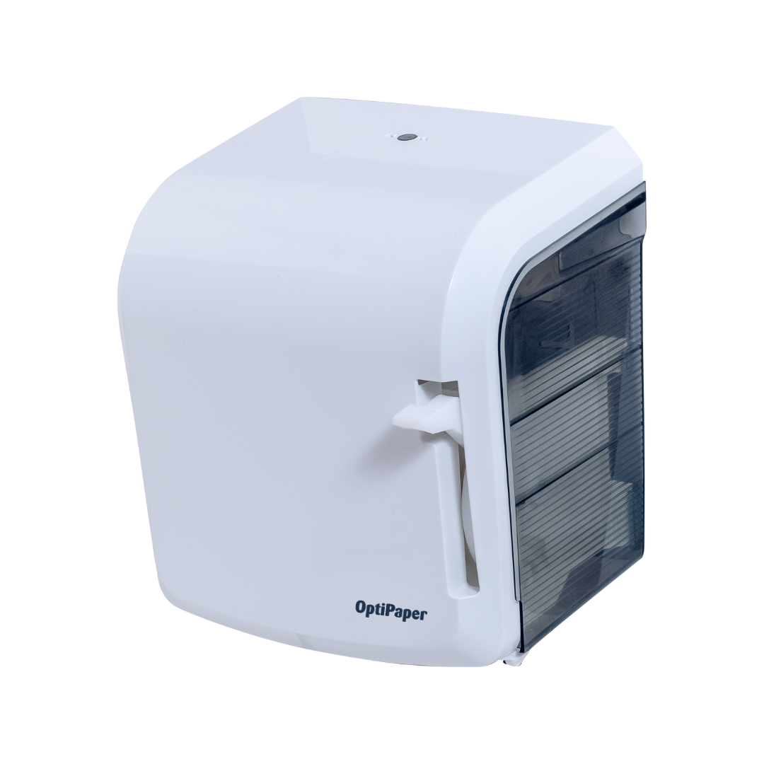 Dispenser Toalheiro alavanca ultra branco fume