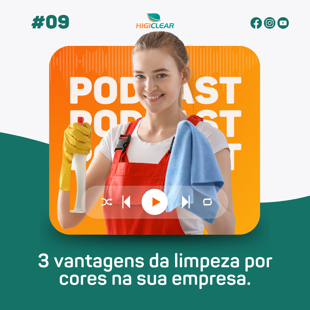 3 vantagens sistema de limpeza por cores podcast