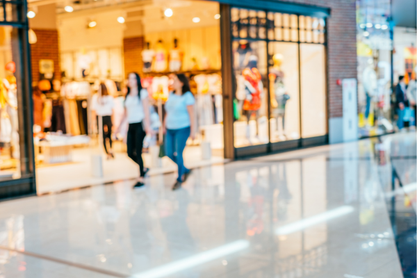 cera acrílica para shoppings