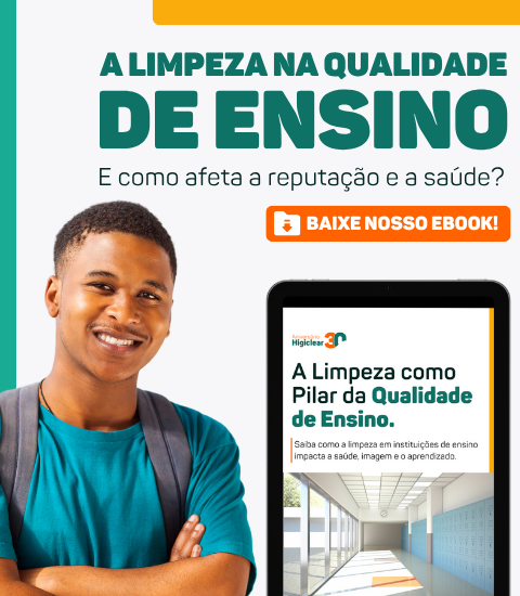 A limpeza na qualidade de ensino mobile