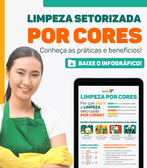 limpeza por cores infográfico
